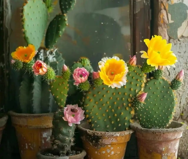 仙人掌开花是什么颜色